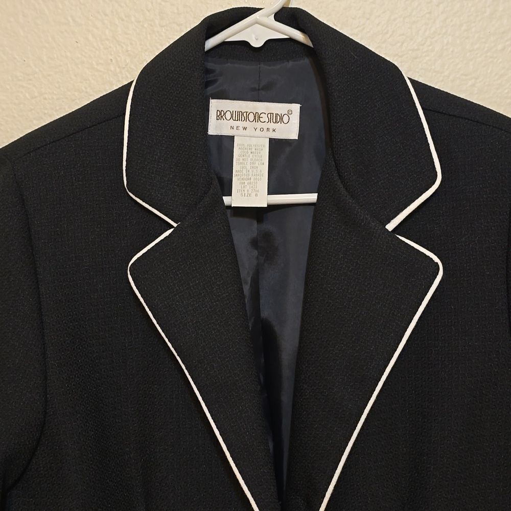 BROWNSTONE STUDIO NEW YORK BLAZER JACKET SIZE 8 - Picture 2 of 8